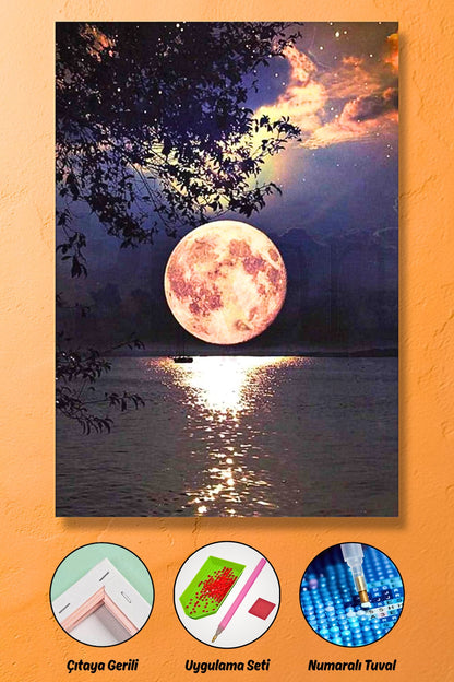 Dolunay 1 - hondep 5D Elmas Boyama