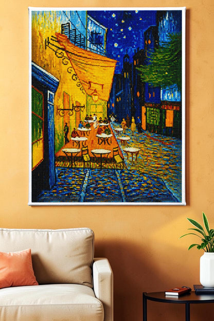 Van Gogh Teras Kafe (Gece) - hondep 5D Elmas Boyama