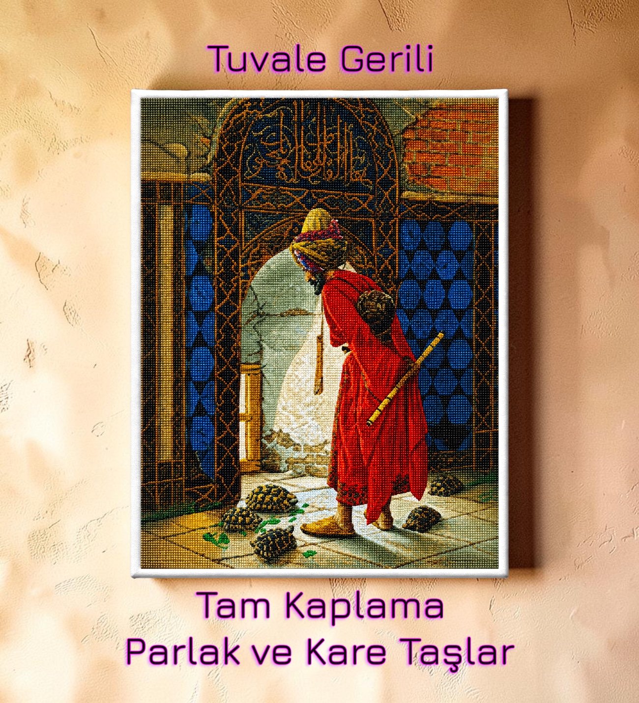 Kaplumbağa Terbiyecisi - hondep 5D Elmas Boyama