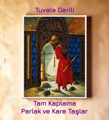 Kaplumbağa Terbiyecisi - hondep 5D Elmas Boyama