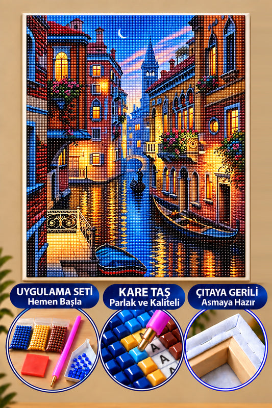 Venedik Gecesi 50x40 cm