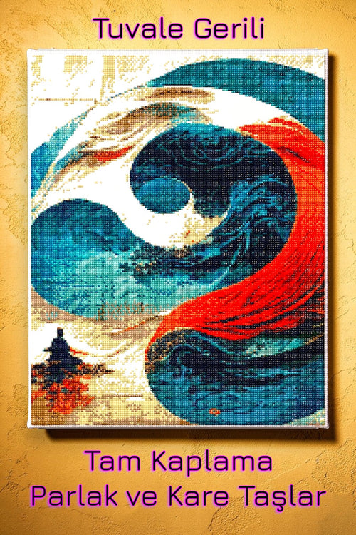 Yin Yang - hondep 5D Elmas Boyama