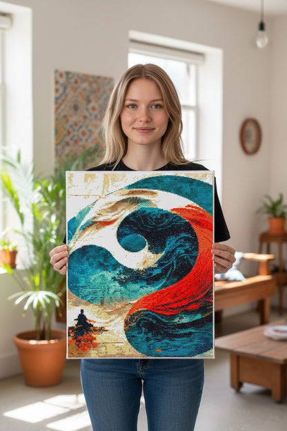 Yin Yang - hondep 5D Elmas Boyama