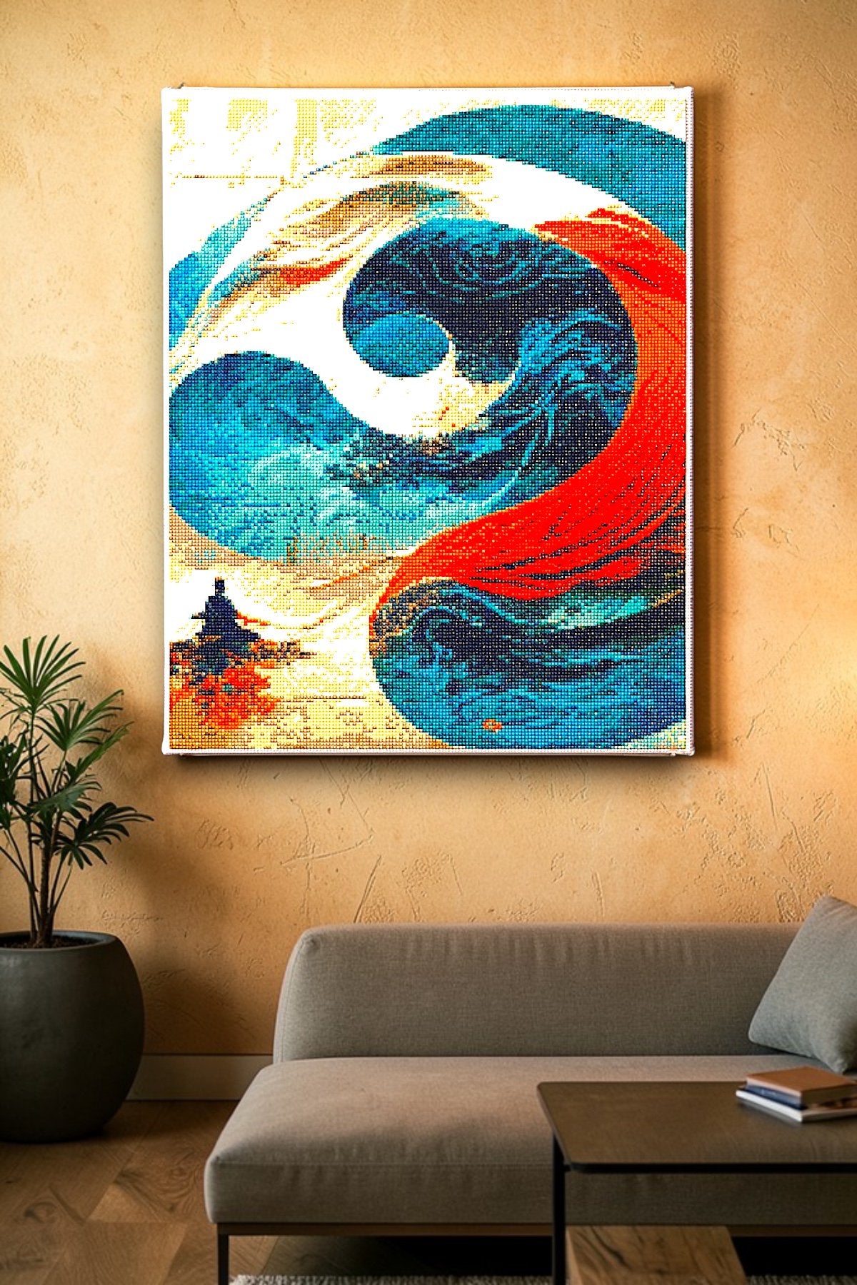 Yin Yang - hondep 5D Elmas Boyama