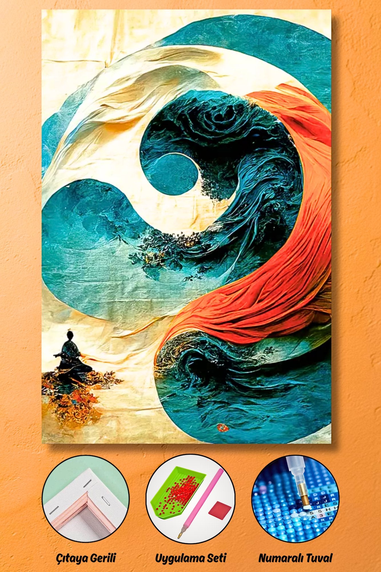Yin Yang - hondep 5D Elmas Boyama