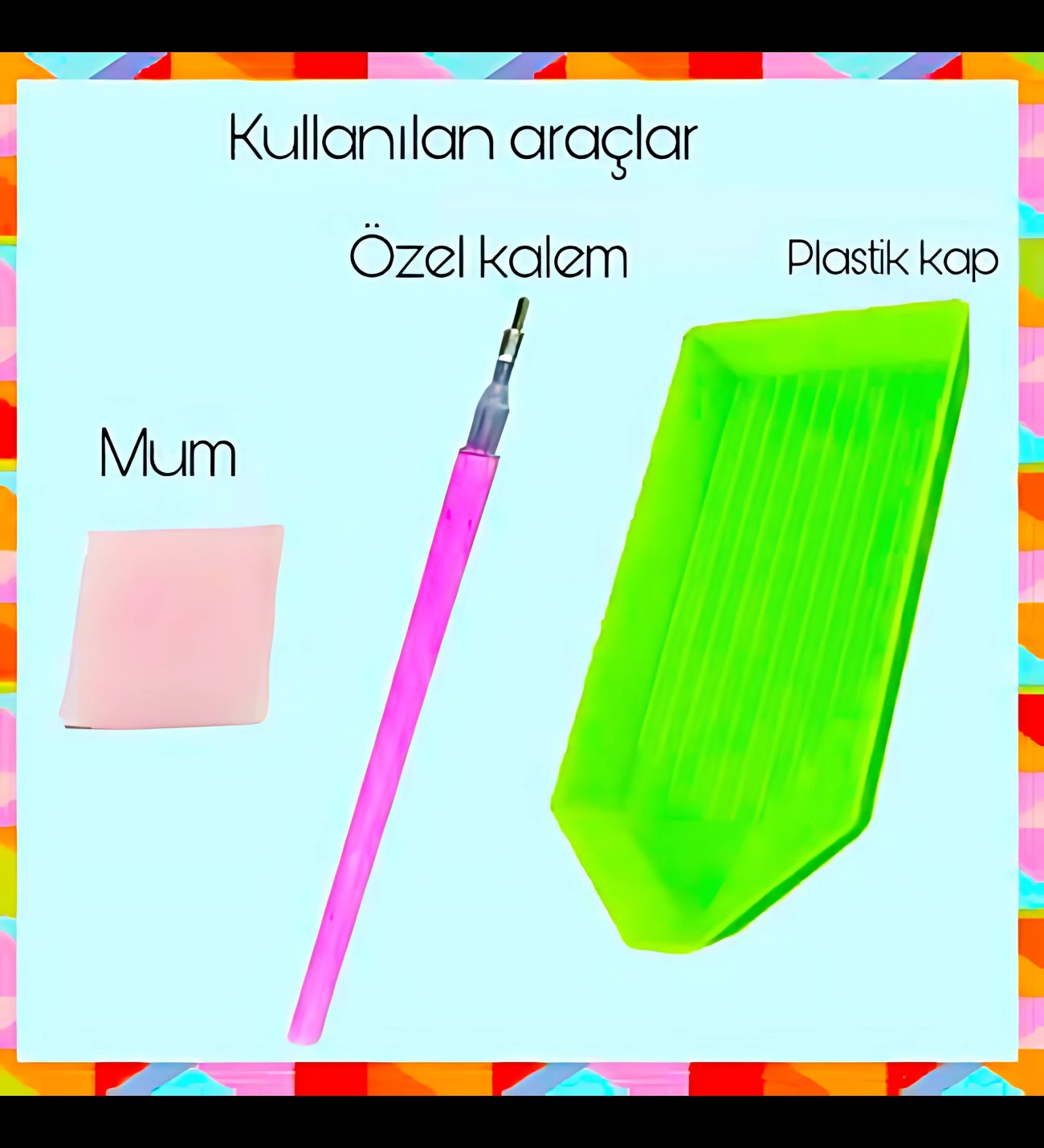 hondep 5D Elmas Boyama - Set İçeriği